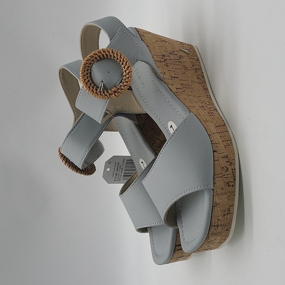 1432- Nautica Wedges Cork Platform Sandals Size 7 NWT - Picture 4 of 14